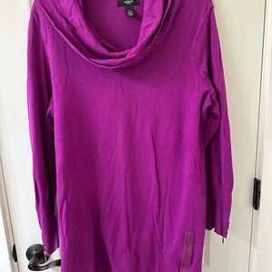 Alfani Fuchsia Cowl Neck Top